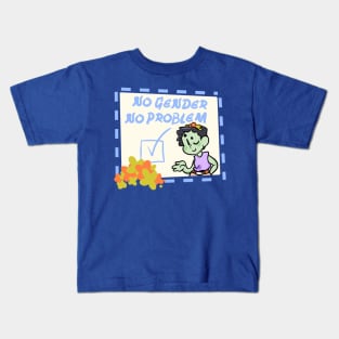 No Gender No Problem Kids T-Shirt